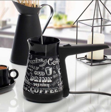 HRV 1000-000 Cezve Elektrikli Coffe Desen