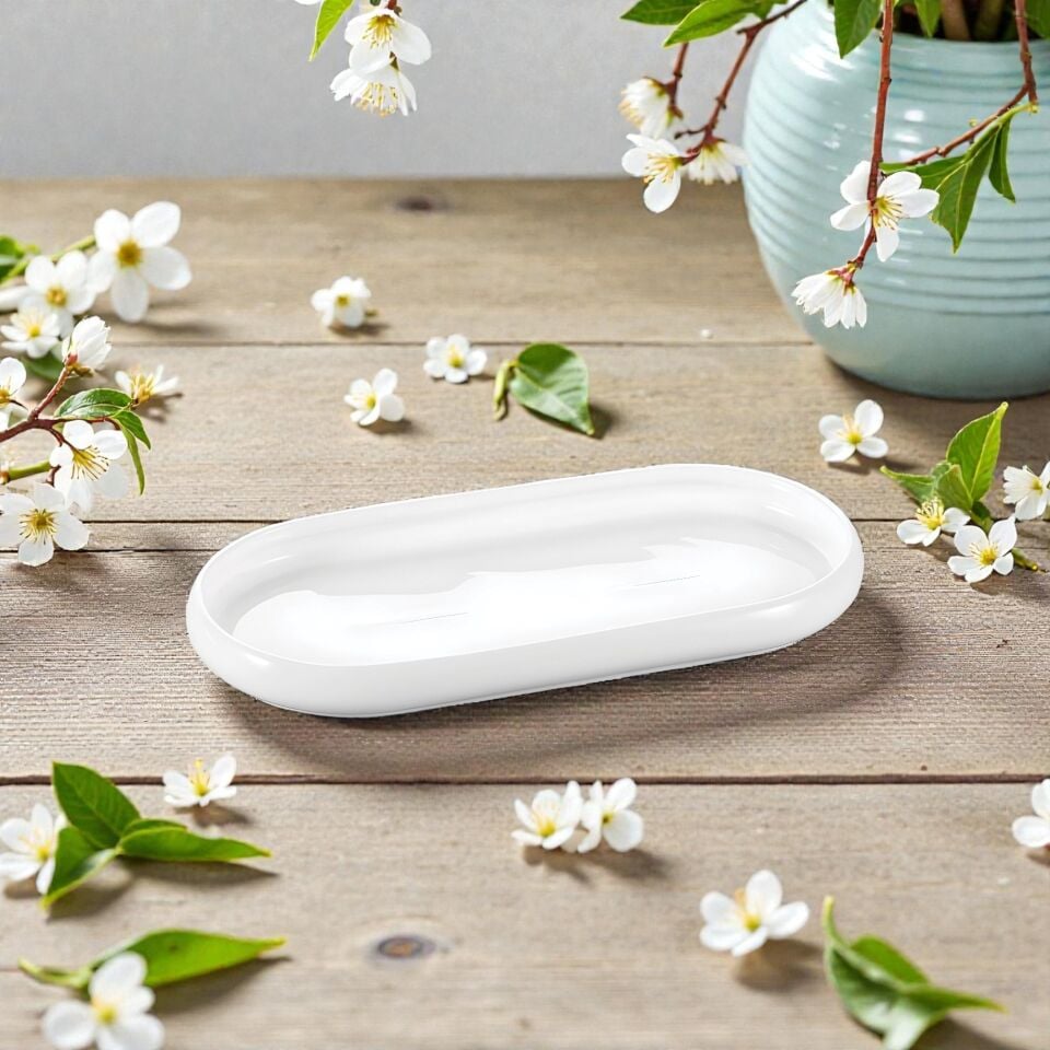 Sunumluk Porselen Oval 22X10 CM Adet