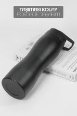 Penguen PNG 0714 Komple Paslanmaz Çelik Matara Pipetli Mat Renk Spor Matarası Suluğu 750 ML