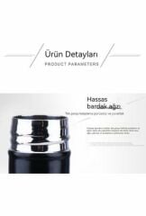 Penguen PNG 0714 Komple Paslanmaz Çelik Matara Pipetli Mat Renk Spor Matarası Suluğu 750 ML